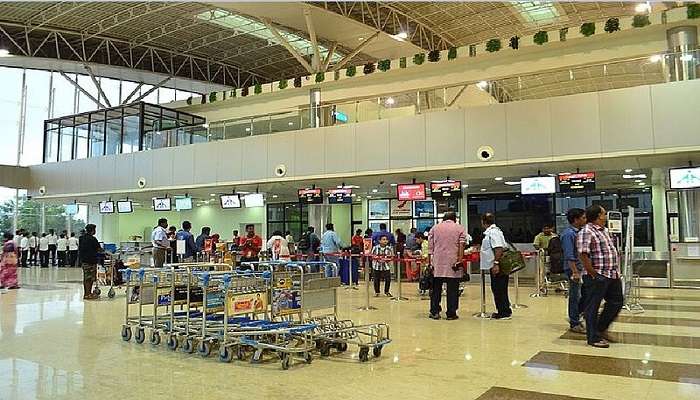 The view of Madurai International Airport