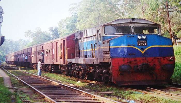 reach Sri Lanka by train. 