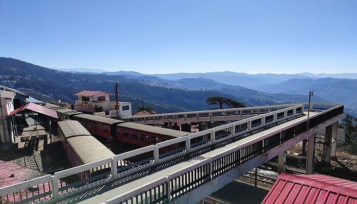 The nearest rail head is at Shimla which is about 115 km from here