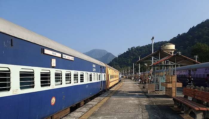 Reach Uttarakhand by train.
