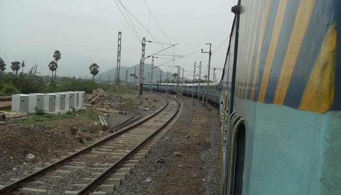each Tamil Nadu by train.