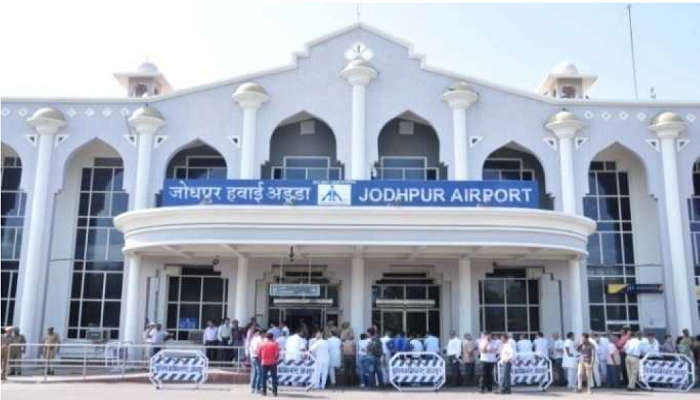 View of Jodhpur airport. Jodhpur is a well-connected city and is therefore easy to reach 
