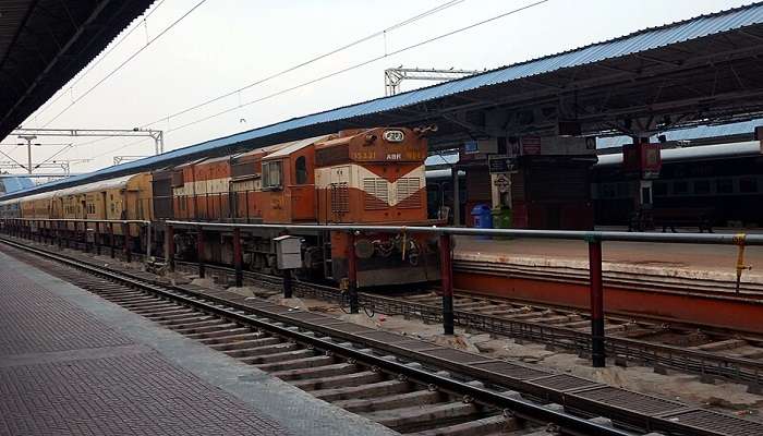 Udaipur Railway Station near Jagdish temple