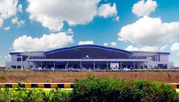 The nearest airport to the church is the Visakhapatnam International Airport
