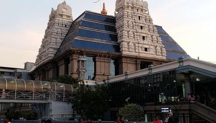 The resplendent ISKCON Temple in Bengaluru
