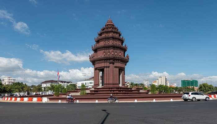 Independence Monument in Phnom Penh, Cambodia 
