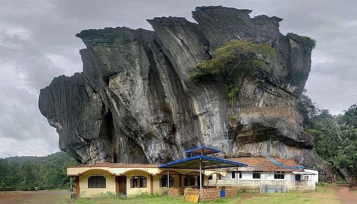 A fascinating view of the Yana Rocks in Yana, Karnataka