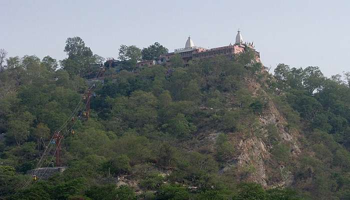 Bilwa Parvat, home to the Mansa Devi Temple