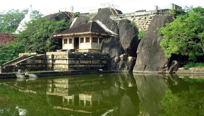 Isurumuniya Vihara, a Buddhist cave temple at the Sacred City