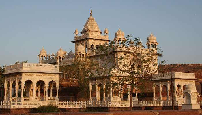 A huge structure of the Jaswant Thada.