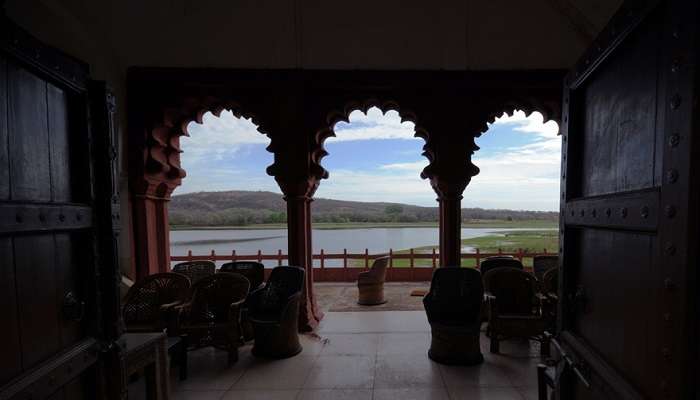 Lake view from Jogi Mahal in Ranthambore