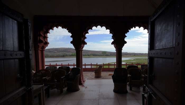 Inside view of Jogi Mahal, near Trinetra Ganesh Temple Ranthambore