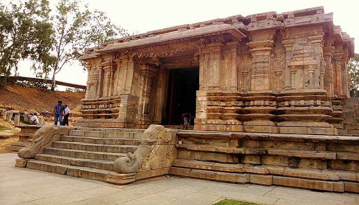 The outer entrance view of Keerthi Narayana temple, a wonderful historic place near Chamarajeshwara temple