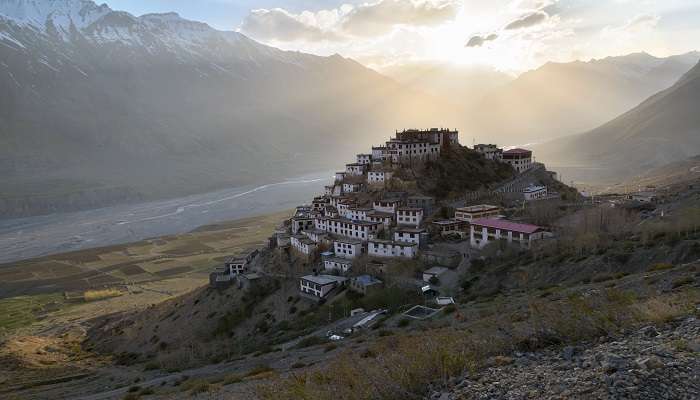  Stunning view of the famous Key Monastery.