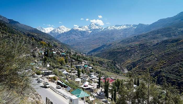 Keylong is a commercial town in the Lahaul and Spiti Valley region 