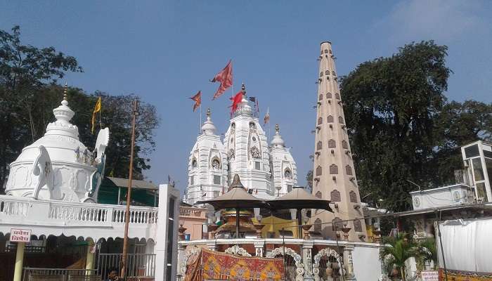 Pilgrims offering prayers at Khajrana Ganesh mandir to visit near the White Church Indore.