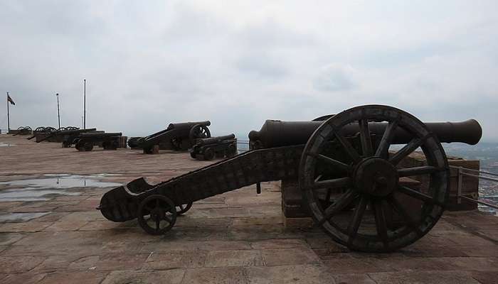 Iron Cannon at Khammam Fort in Telangana.