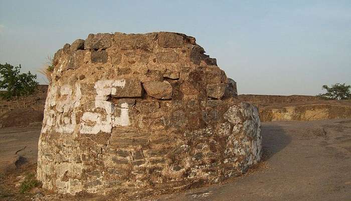 Ghee well at Khammam Fort in Telangana.