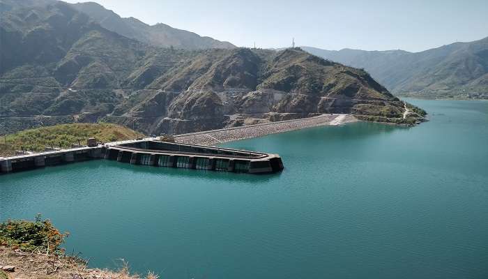 Koldam Dam in Bilaspur on Satluj River