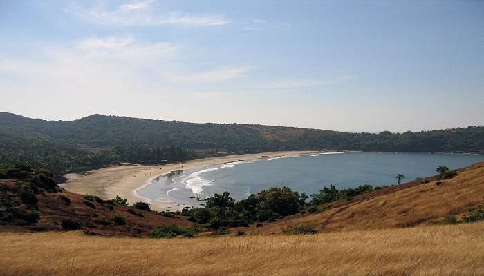 A scenic view of the Kudle beach in Gokarna