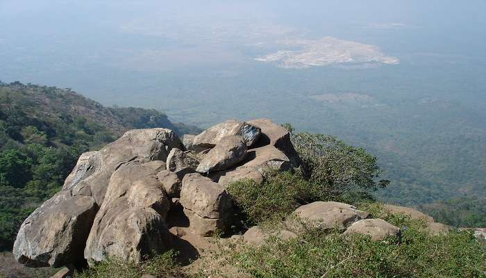 panoramic view from lady’s seat near norton’s bungalow yercaud