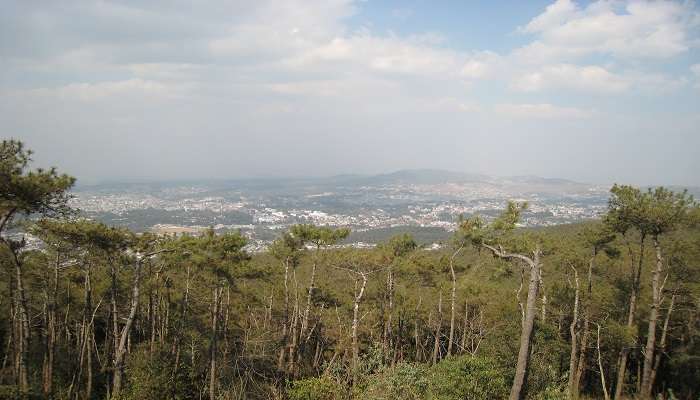 Shillong viewed from Laitkor Peak offers breathtaking viewpoints