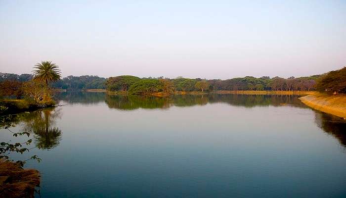 Lalbagh Lake, nestled between the lush green paradise, is a must-visit