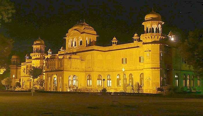Lallgarh Palace in Bikaner is one of the best places to visit near the temple
