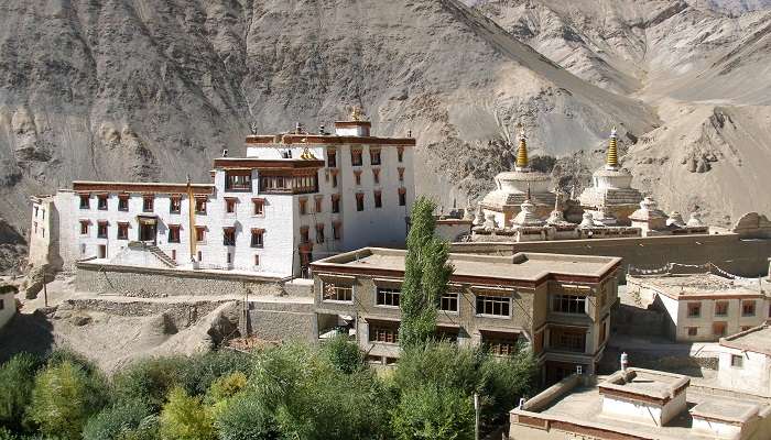 A view of Lamayuru Monastery which is near Fotu La