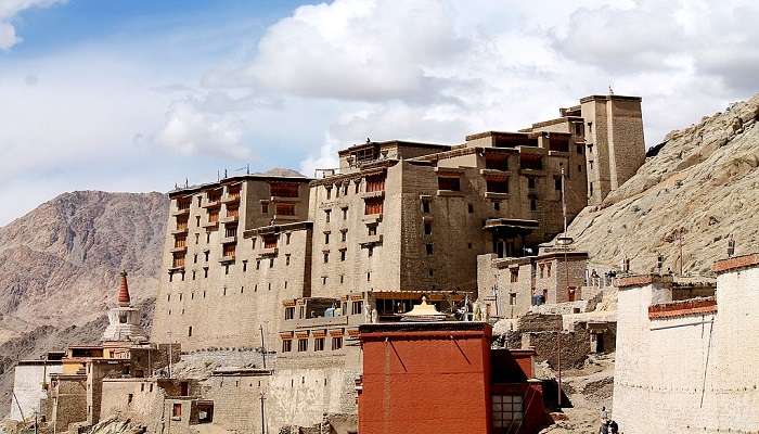 Leh Royal Palace in Leh near hall of fame.