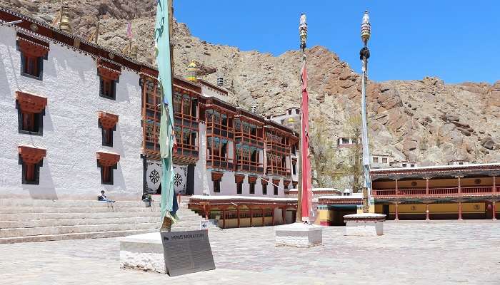 The gorgeous view of the Hemis Monastery in Leh, Ladakh
