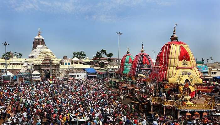 The famous Rath Yatra of Puri