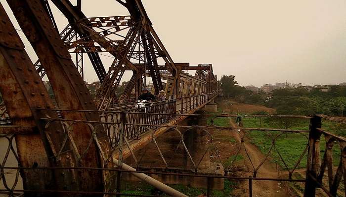 Long Bien Bridge in Hanoi to explore.