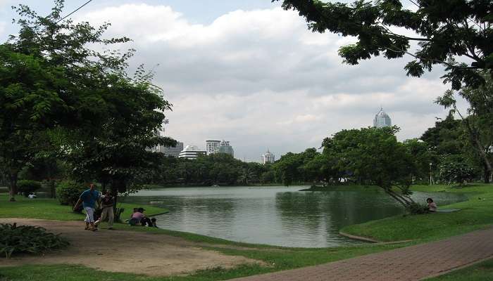 Lumpini Park near Bangkok