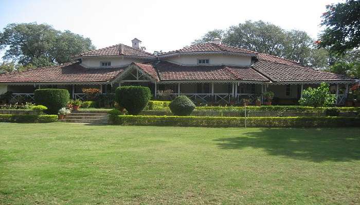 The outer view of MP Tourism’s Satpura Retreat