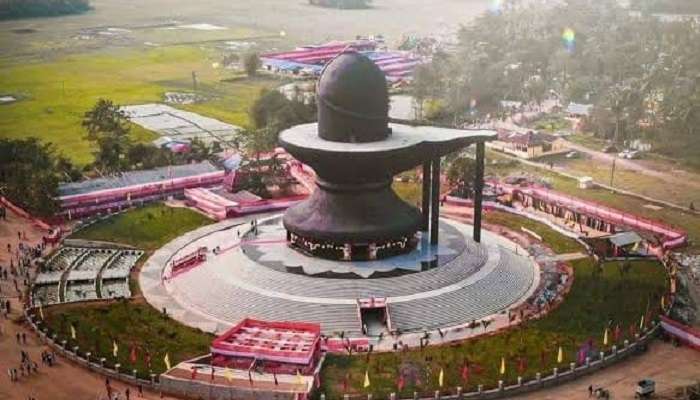 A view of the Shivling st Maha Mrityunjay Temple