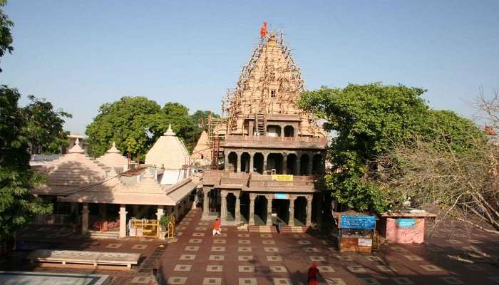 Mahakaleshwar Jyotirlinga near the Gopal Mandir Ujjain. 