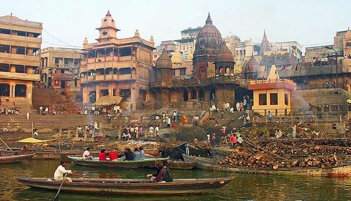 The Cremation Ghat in Varanasi