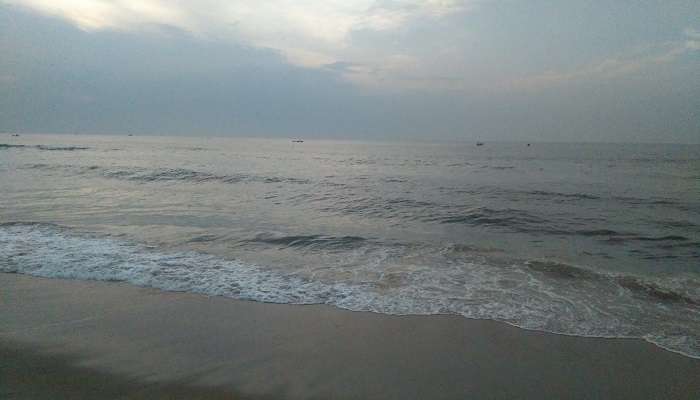 The serene view of Marina Beach, Chennai