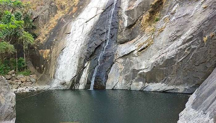 Marmala Waterfalls in Teekoy village are some of the largest waterfalls in Kottayam 