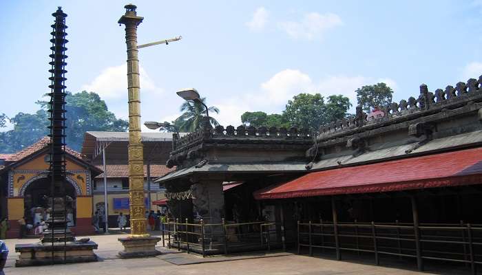 Outside view of the Mookambika Temple