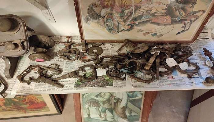 Antiques displayed at Kumarakom Craft Museum