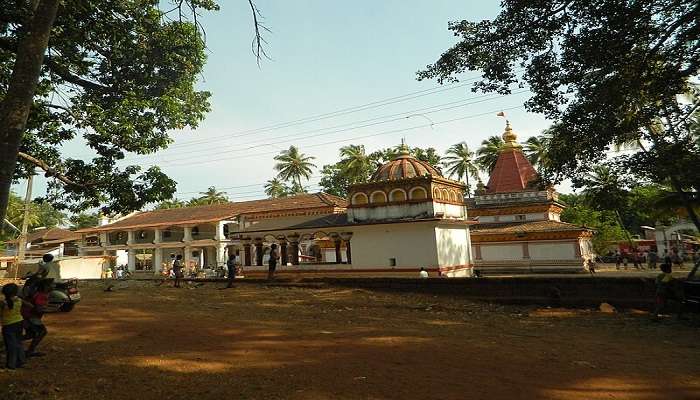 The Morjai Temple is visited by the tourists to get a peek into the religious side of Goa.