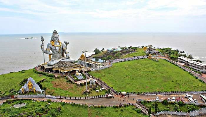 Aerial View of the Temple Complex