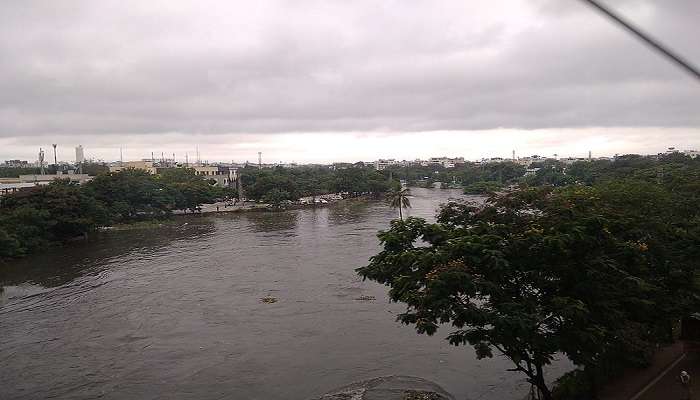 Musi River during the Hyderabad floods