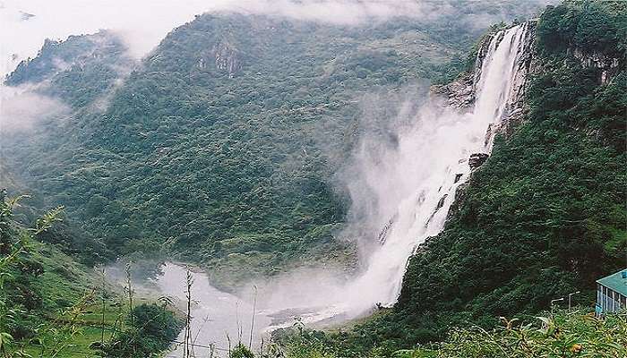 See the Nuranang Falls located near Nagula Lake
