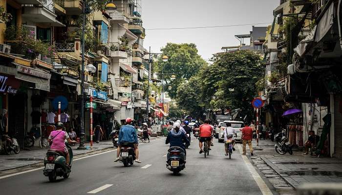 Old Quarter in Hanoi in September