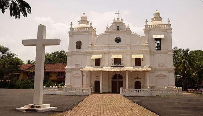 An outside view of Our Lady of Gloria Church near the Cotigao Wildlife Sanctuary.