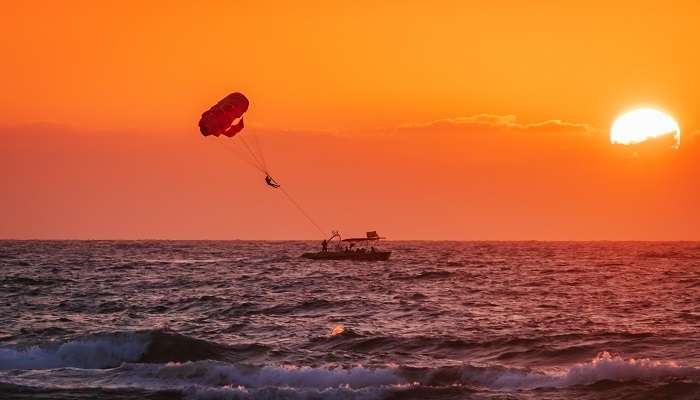 Experience freedom while parasailing on your vacation.