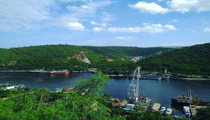 Capturing view from Dolphin’s Nose Vizag is the best way to spend the vacation.